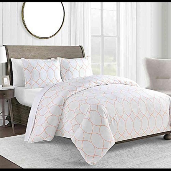 Bed Bath & Beyond Bedding Sateen Duvet Cover Set Fullqueen New